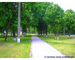 Фото, вид парка в Сватово. Весна 2008.